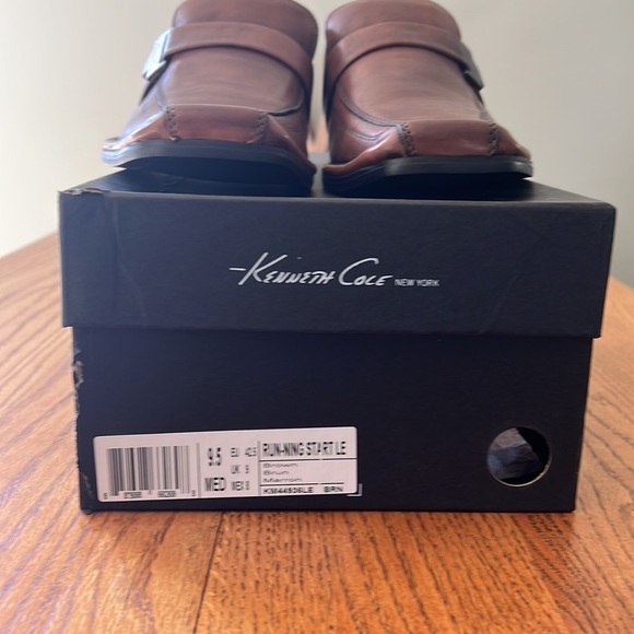 Kenneth Cole New York Brown Leather Dress Shoes - Size 9.5 - Brand New with Box - Picture 6 of 7